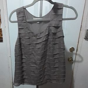 Loft Ruffle Sleeveless Top
